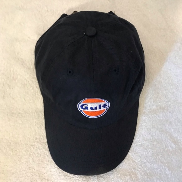 Paramount Apparel Gulf Oil Adjustable Navy Blue Cap - Picture 6 of 13